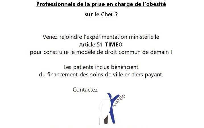 TIMEO : Traitement Innovant Multi Evaluations de l’Obésité