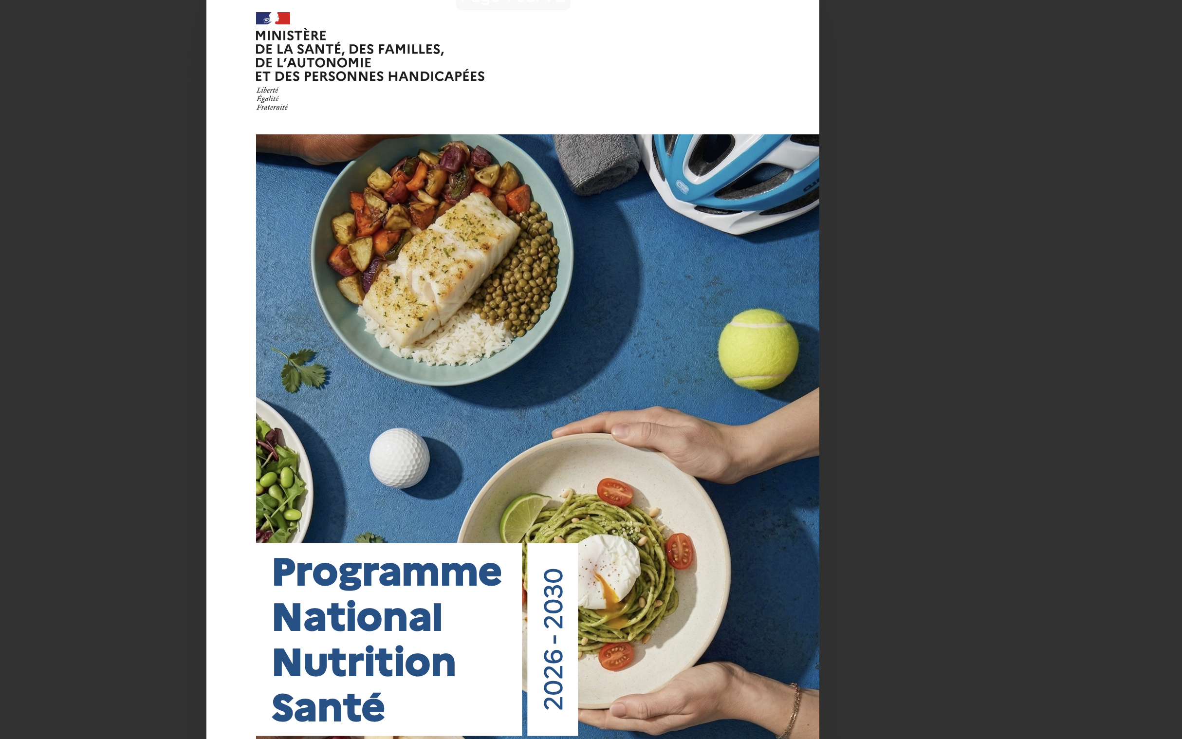 La France lance le PNA 4 et le PNNS 5 : une ambition renforcée pour une alimentation saine, durable et accessible à tous